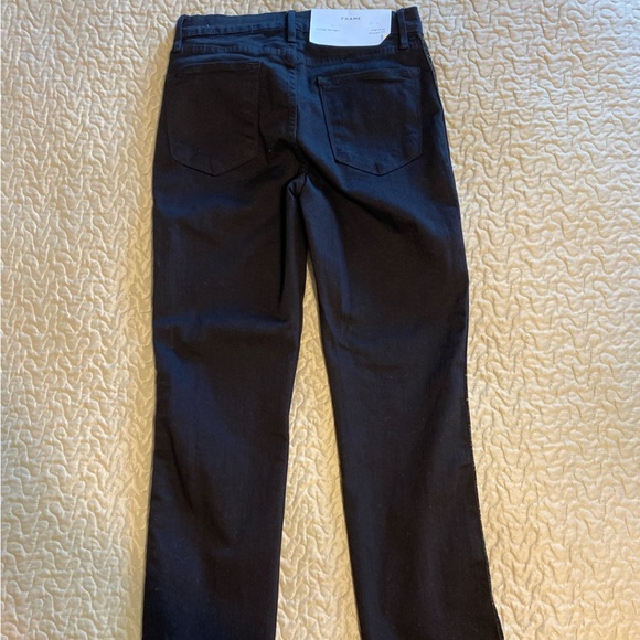 “FRAME” Le High Straight Glitter Stripe Jeans - Picture 13 of 16